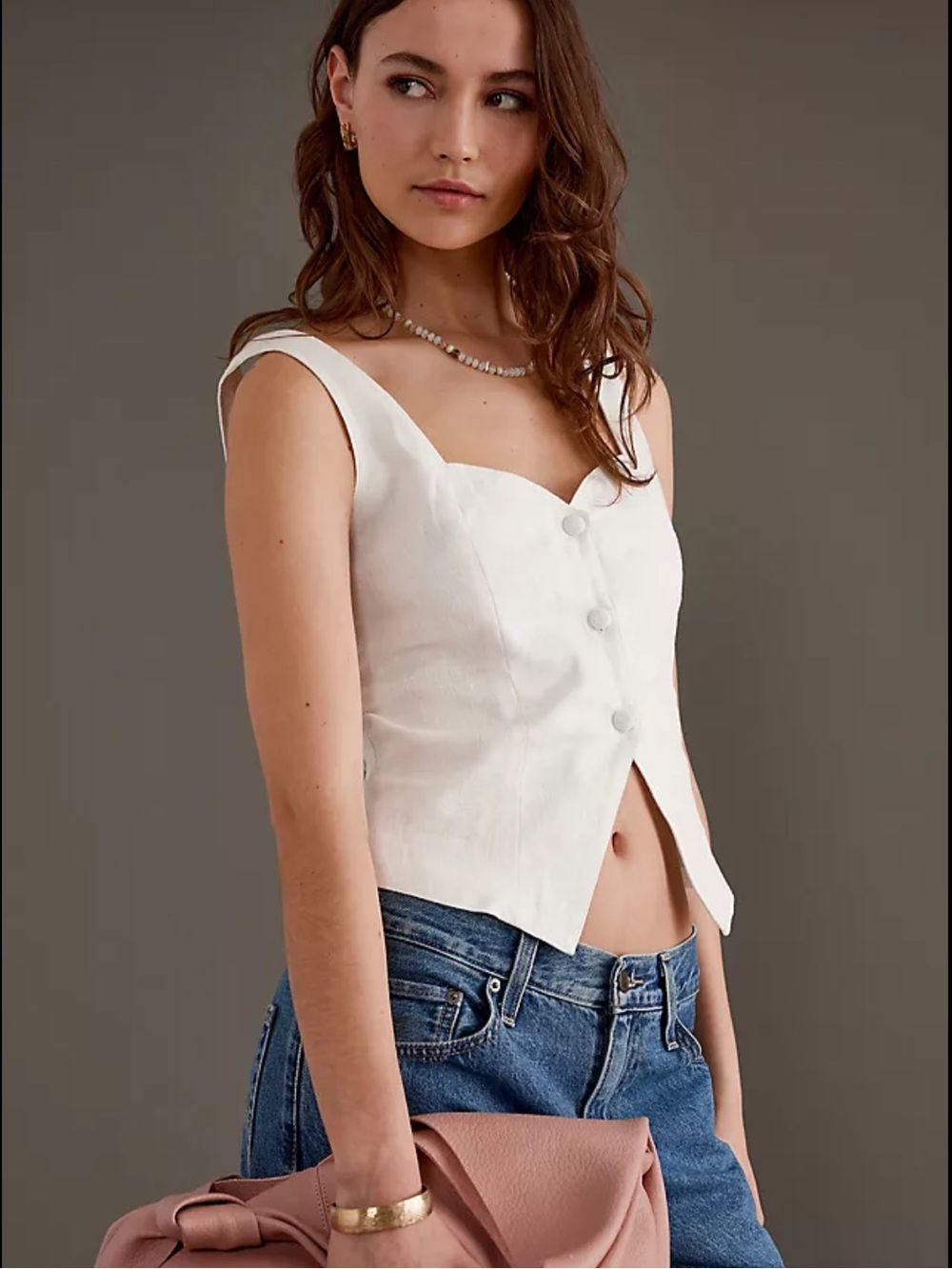 Sancia Charlotte linen top